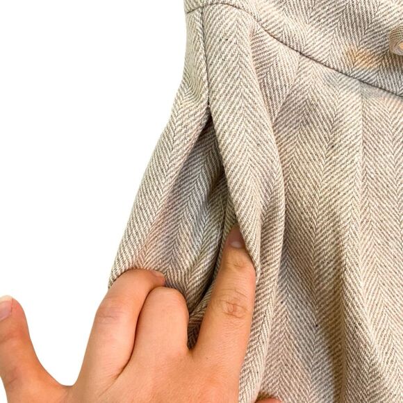 Mod Ref Piper and Scoot Beige Mid Rise Twill Straight Leg Pants Size Small - Picture 6 of 6